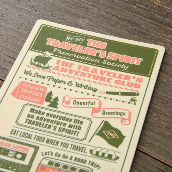 TRAVELER’S notebook Passport Size Plastic Sheet 2026 - Image 4