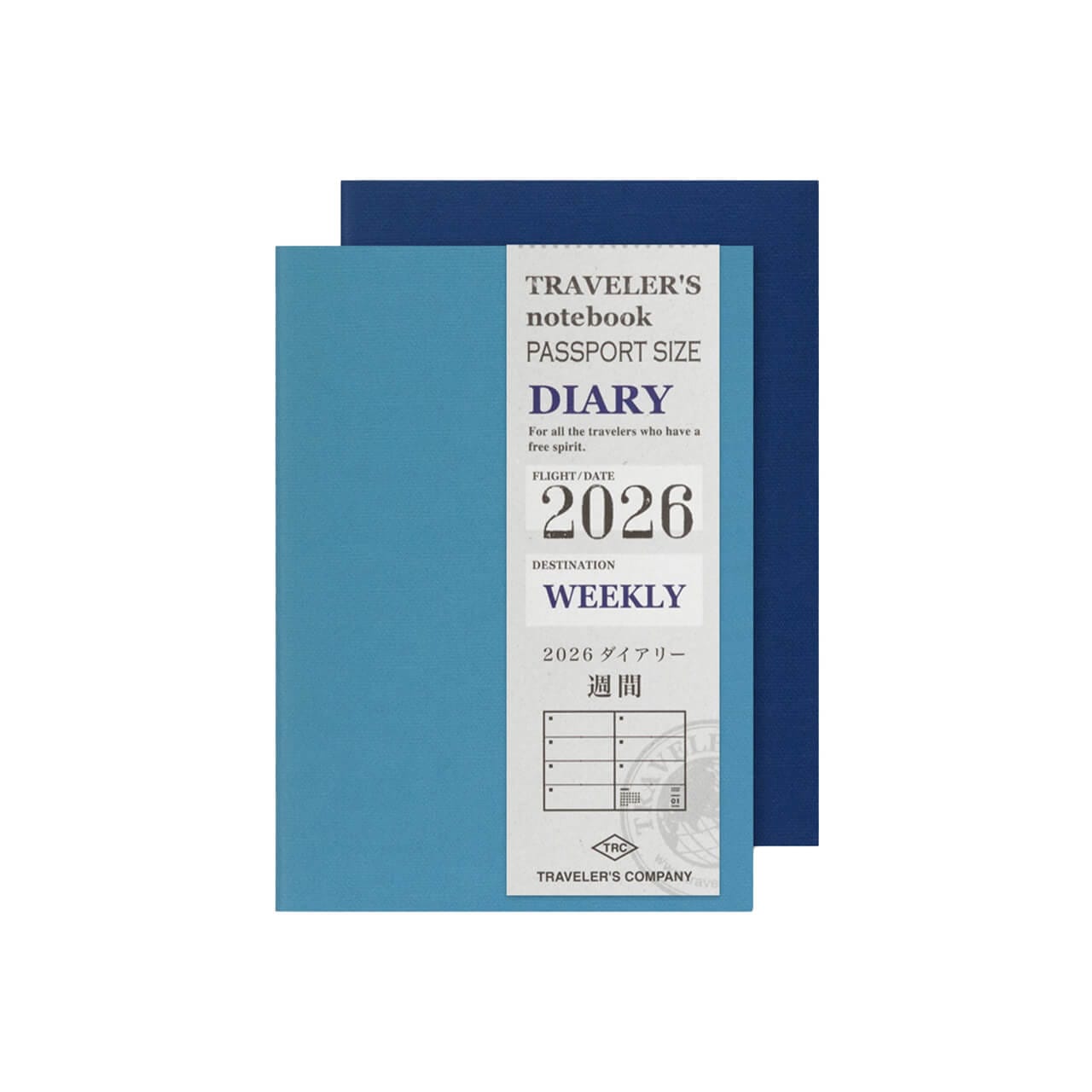 ScribePH-Traveler's Notebook-TRAVELER'S notebook Passport Size Refill 2026 Weekly (1)