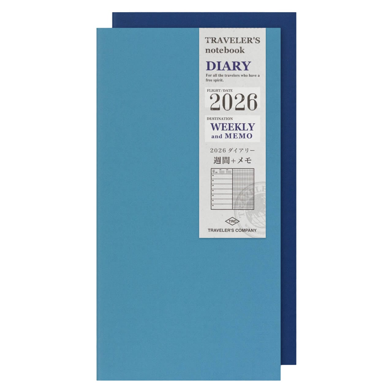 ScribePH-Traveler's Notebook-TRAVELER'S notebook Refill 2026 Weekly + Memo (1)