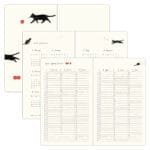 Midori Book Style Diary B6 - Cat Navy 2026 - Image 4