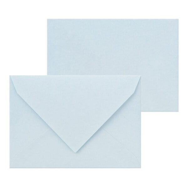 Midori Letter Set 932 with Envelope Floral Washi Paper - Blue A - Image 3