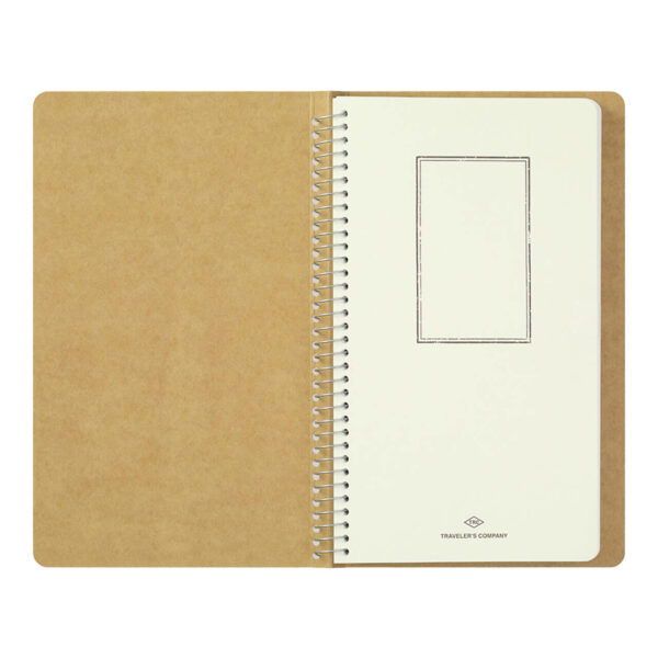 TRC Spiral Ring Notebook A5 Slim - Blank MD Paper White - Image 2