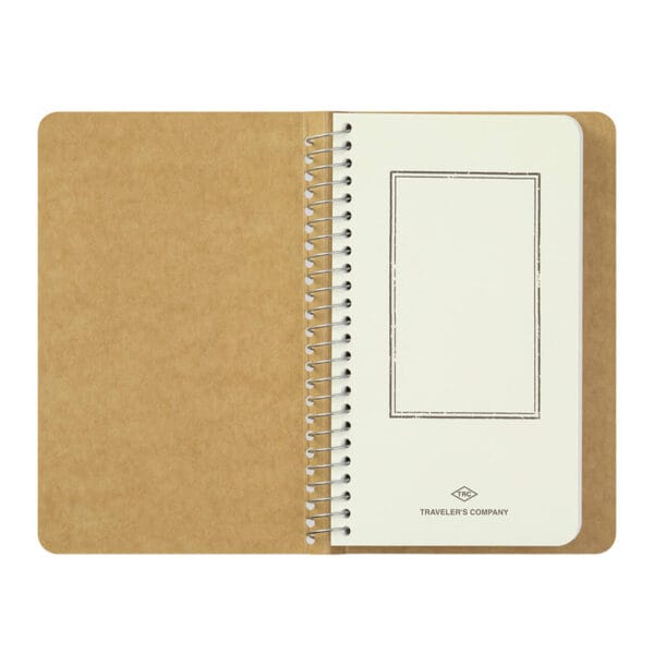 Traveler's Notebook TRC Spiral Ring Notebook A6 Slim - MD White - Image 2