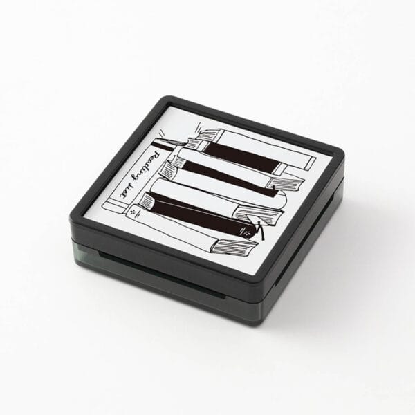 Midori Paintable Stamp Pre-inked Reading List - Image 2