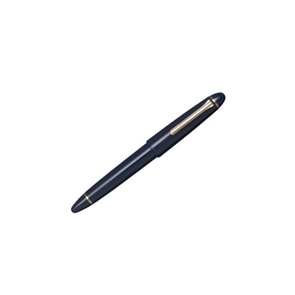 Sailor 1911 Casual Gold Trim Fountain Pen - Blue - Image 2