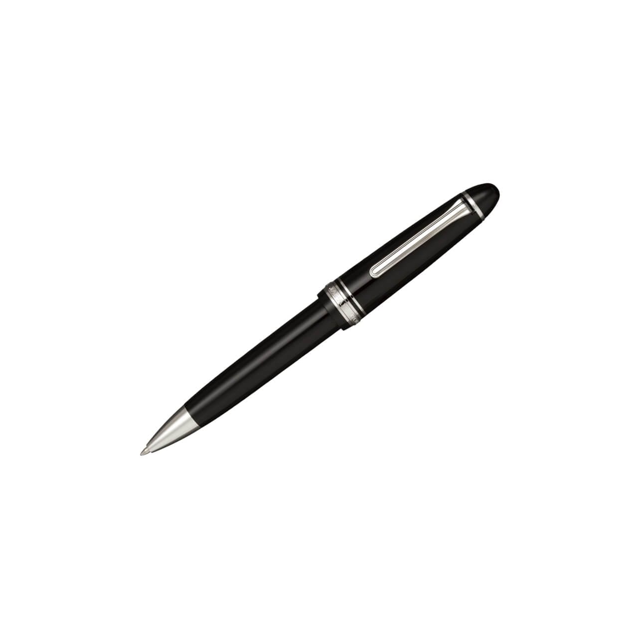 ScribePH-Sailor-1911 L Ballpoint Pen-RT Black Sailor ProGear Silver Trim Ballpoint Pen Black - Image 1