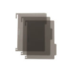 Delfonics Rollbahn Index Sheet Clear Gray - Large