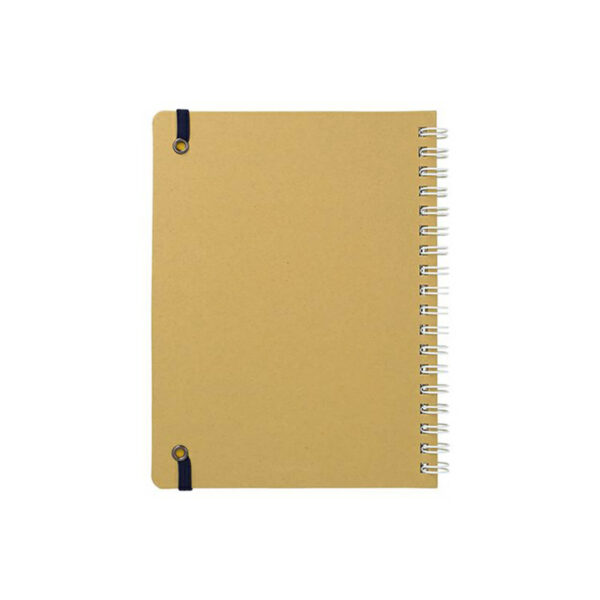 Delfonics Rollbahn Spiral Bound Notebook Metallic Pearl White - Large - Image 2