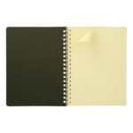 Delfonics Rollbahn Spiral Bound Notebook Metallic Pearl White - Large - Image 4
